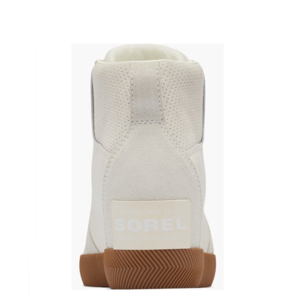 Sorel Out N About Wedge Leather Bootie, Ankle Boots White/Sea Salt, Size‎ 10 NWT - Picture 14 of 16